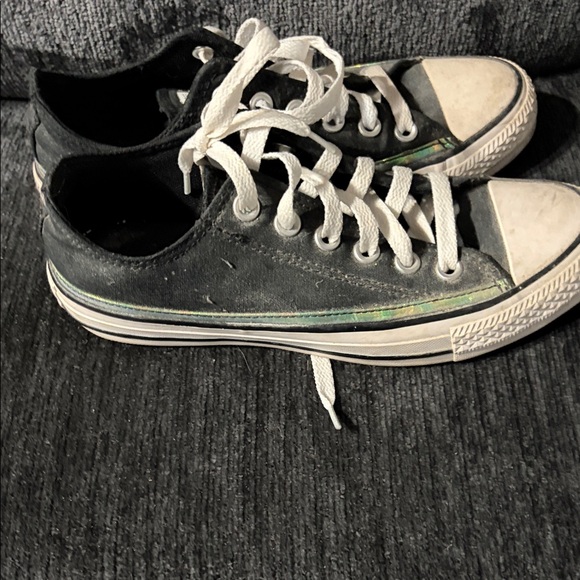 Classic Black Converse Canvas Sneakers - Picture 2 of 4